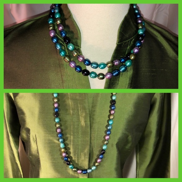 Lustrous 💯% Silk Top HP! Best In Tops 8/8! - Picture 7 of 7